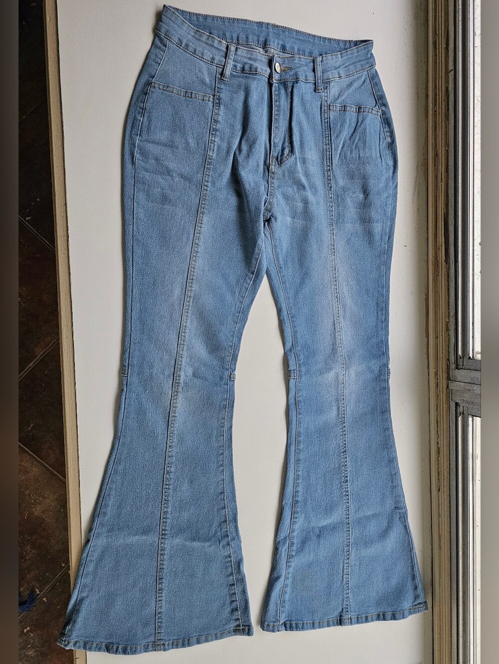 Light Blue Flared Women’s Jeans - Women's Size Large